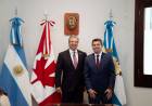 El gobernador Orrego recibió al embajador de Canadá en la Argentina