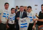 El gobernador recibió a los sanjuaninos que participaron del Campeonato Argentino de Ciclismo en Ruta