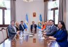 El gobernador Orrego recibió al secretario de Relaciones Exteriores de la Nación
