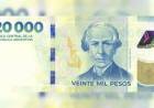 El Banco Central puso en circulación el billete de $20.000