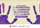 Organizan actividades para concientizar contra la violencia hacia la mujer