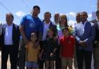 Valle Fértil: Orrego entregó 74 viviendas y anunció la culminación de obras hídricas clave