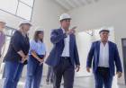 El gobernador Orrego supervisó la obra de construcción de una nueva escuela en Chimbas