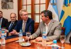 El gobernador recibió al embajador de Suecia en Argentina