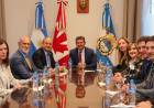 Orrego se reunió con el embajador de Canadá en Argentina