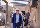 Orrego recorrió las obras de la esperada EPET 4