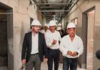 Orrego visitó las obras de remodelación e instalaciones del Hospital Marcial Quiroga