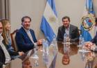 El gobernador Orrego recibió al economista Claudio Zuchovicki  