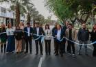 Orrego inauguró la histórica repavimentación de la emblemática avenida Libertador