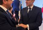 "Es una oportunidad muy importante para seguir llevando a San Juan al mundo", afirmó Orrego tras su encuentro con el presidente Macron