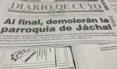 Templo de San José de Jáchal: “El Templo se mantiene ahí gracias al Amparo que interpuse en su momento”