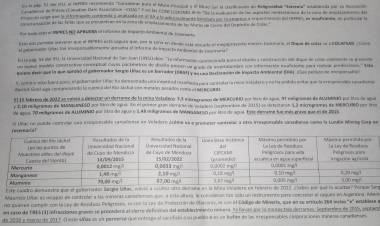 Asamblea Jáchal No se Toca: “Hubo un nuevo derrame en la Mina Veladero confirmado justamente por los análisis de agua”