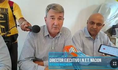 Las máximas autoridades del “I.N.E.T” Nación pasaron por Jáchal y valoraron la gestión de Jorge Luis Codorniú