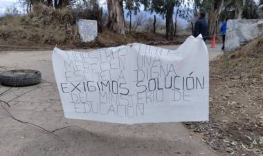 Escuela Gabriel Albarracín: Desidia, Inoperancia e Inutilidad del gobierno de San Juan y del “Jáchal Avanza”