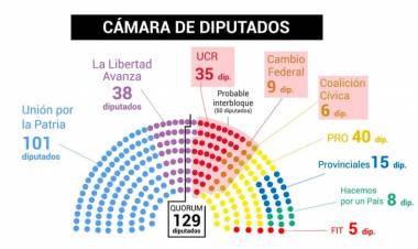 Nuevos bloques y posibles alianzas: qué escenario enfrentarán los libertarios de Milei en Diputados y en Senadores