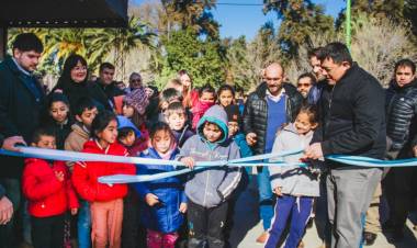 El Intendente Matías Espejo dejó inaugurado el “Pasaje de la Plaza”