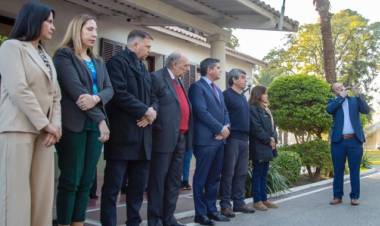 Orrego recibió a autoridades de la Sociedad Israelita por el 30° aniversario del atentado a la AMIA