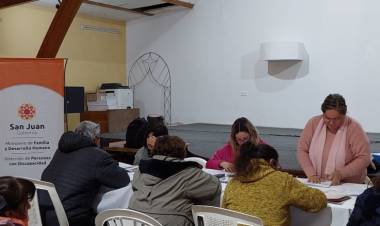 La Dirección de Discapacidad llevó a cabo una Junta Móvil en Jáchal