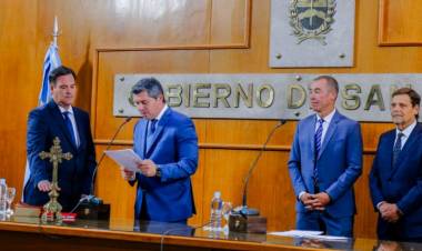 El gobernador Marcelo Orrego puso en función al nuevo Fiscal de Estado de San Juan