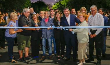 Inauguraron la repavimentación de calle Sargento Cabral en Capital y anunciaron más obras en otras arterias