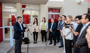 El Gobernador Orrego inauguró una delegación del Registro Civil en Las Flores