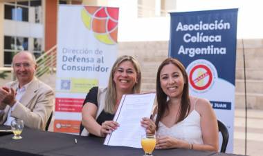 Se firmó un convenio para que se cumplan los derechos de las personas con celiaquía