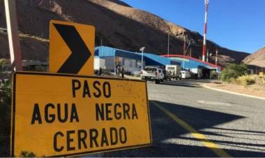 Gobierno informa que el Paso de Agua Negra se encuentra cerrado el día viernes 7 de  Febrero