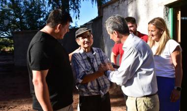 Asistieron a familias afectadas por el temporal en Jáchal
