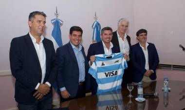 Orrego anunció la llegada de Los Pumas con Inglaterra a San Juan
