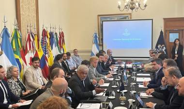 Orrego expuso en la V Reunión de la Comisión Nacional de Fronteras