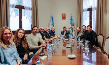 El gobernador Orrego recibió al director Nacional de Control de Fronteras e Hidrovía
