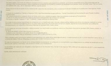 Verificación de Pensiones: Todos los beneficiarios de Jáchal deberán notificarse y asistir, sin excepciones