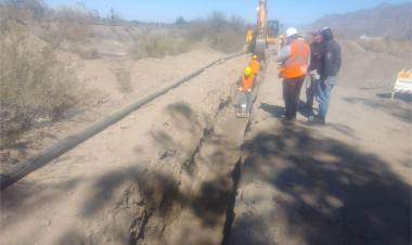 Obra de agua potable en Jáchal: Se amplía el servicio  a 1250 habitantes de San Roque