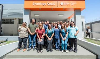 Orrego encabezó la inauguración de la ampliación y refacción del Centro de Salud de Las Casuarinas