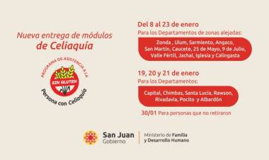 Entregan módulos alimentarios de enero para personas con celiaquía