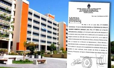 Realizaron un allanamiento en la Secretaría de Obras Públicas por posible delito en la gestión de Uñac