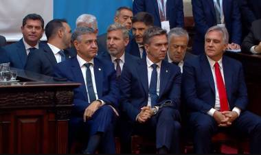 El Gobernador Orrego participó de la apertura de sesiones en el Congreso de la Nación