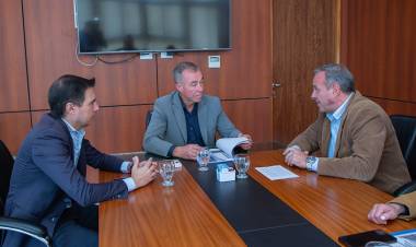 El vicegobernador Fabián Martín recibió a integrantes de DIPAN
