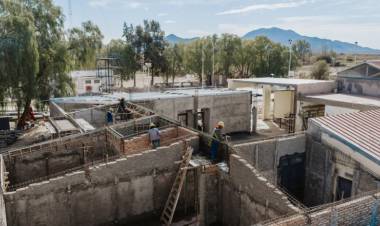 La obra de la Escuela Gascón en Jáchal alcanzó un 86% avance