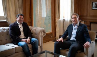 Orrego se reunió con Santilli en Casa Rosada y respaldó la eliminación de las PASO