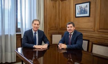 Santilli se reunió en Casa Rosada con el gobernador de San Juan