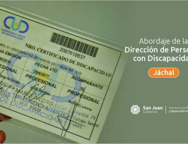 Entregan Certificados Únicos de Discapacidad en Jáchal
