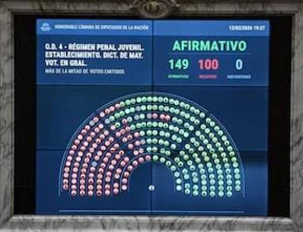 Régimen Penal Juvenil: La Cámara de Diputados dio media sanción a la baja de la edad de imputabilidad