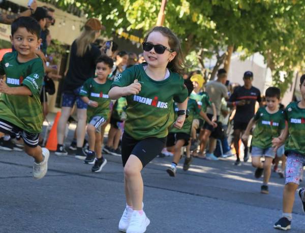 Unos 400 chicos participaron del Ironman Kids 2026 en San Juan