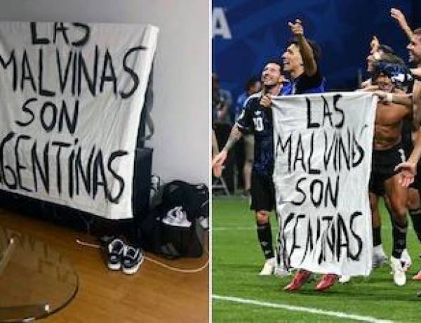 El testimonio del autor de la bandera de Malvinas y la historia de cómo la ingresó a la cancha