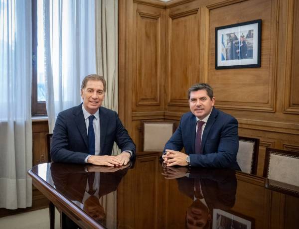 Santilli se reunió en Casa Rosada con el gobernador de San Juan