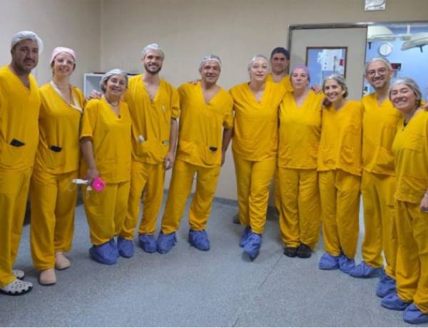 Realizan una inédita cirugía láser intrafetal en el Hospital Rawson