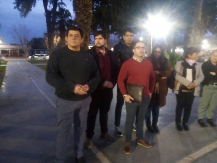Tercer día del reclamo de facturas de energía en Jáchal: Fue el Intendente, hubo menos gente y solo la promesa de una gestión para conseguir una audiencia con el gobernador Orrego