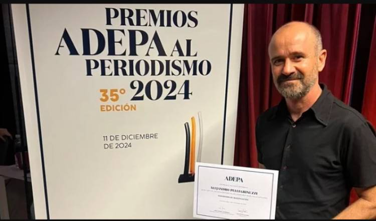 Alejandro Pellegrinuzzi, Periodista Sanjuanino premiado por Adepa por su investigación: “Peligro ambiental: cenizas tóxicas mineras en el Parque Industrial de Chimbas”