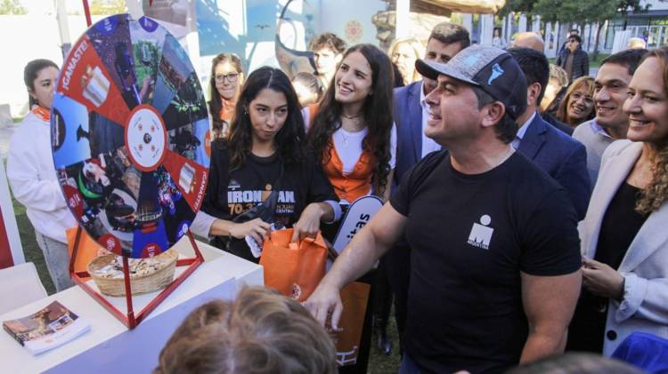 Orrego participo de la Expo IronMan 70.3 en San Juan